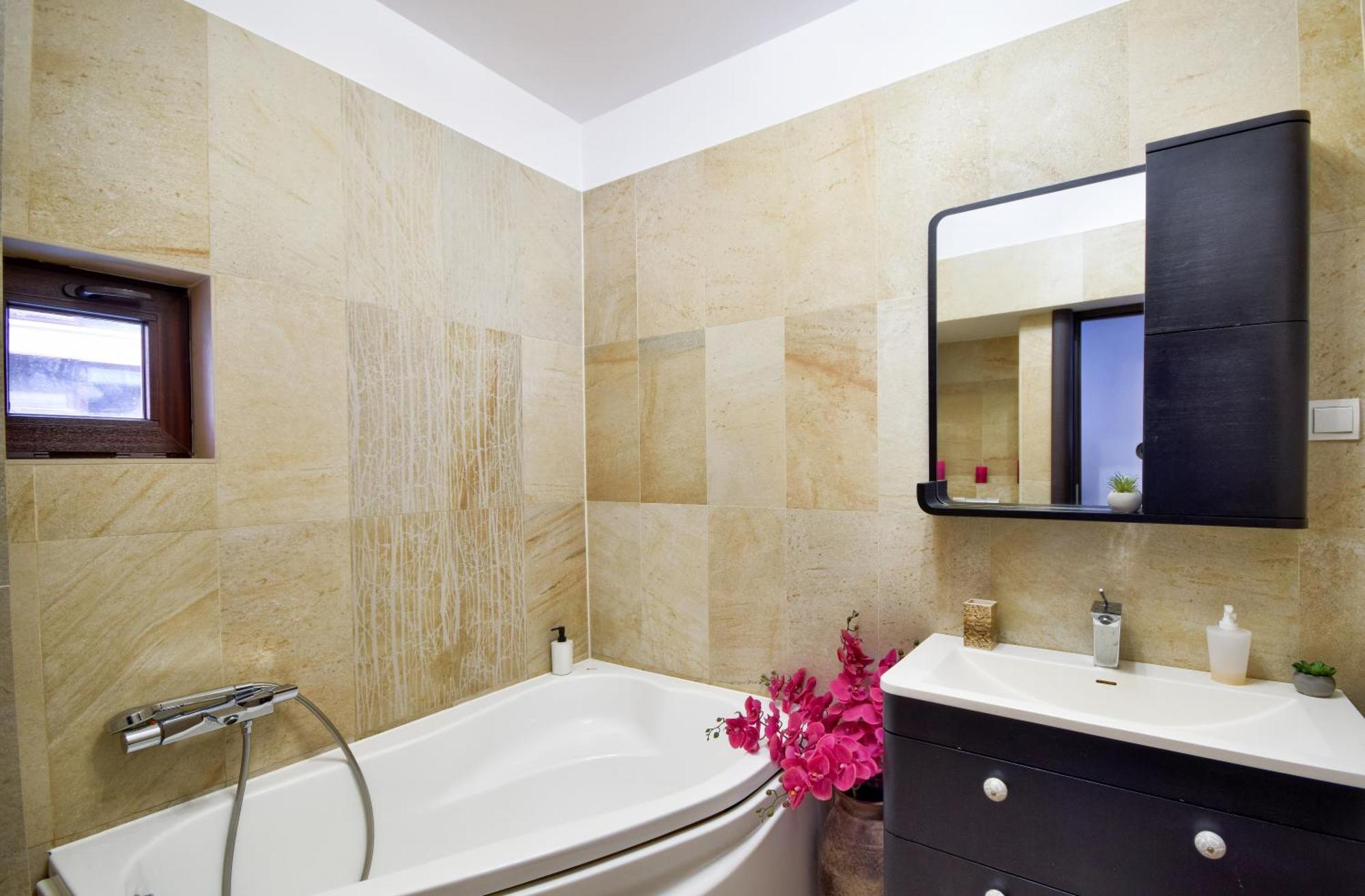 公寓 Urban Retreat Near Herastrau - Free Parking 布加勒斯特